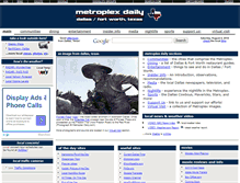 Tablet Screenshot of metroplexdaily.com